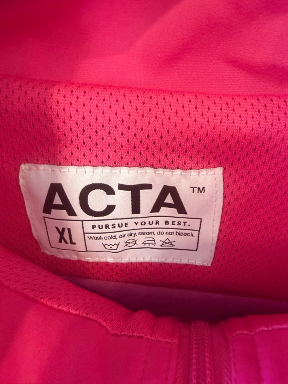 ACTA Windbreaker - Hot Pink XL - Picture 4 of 5
